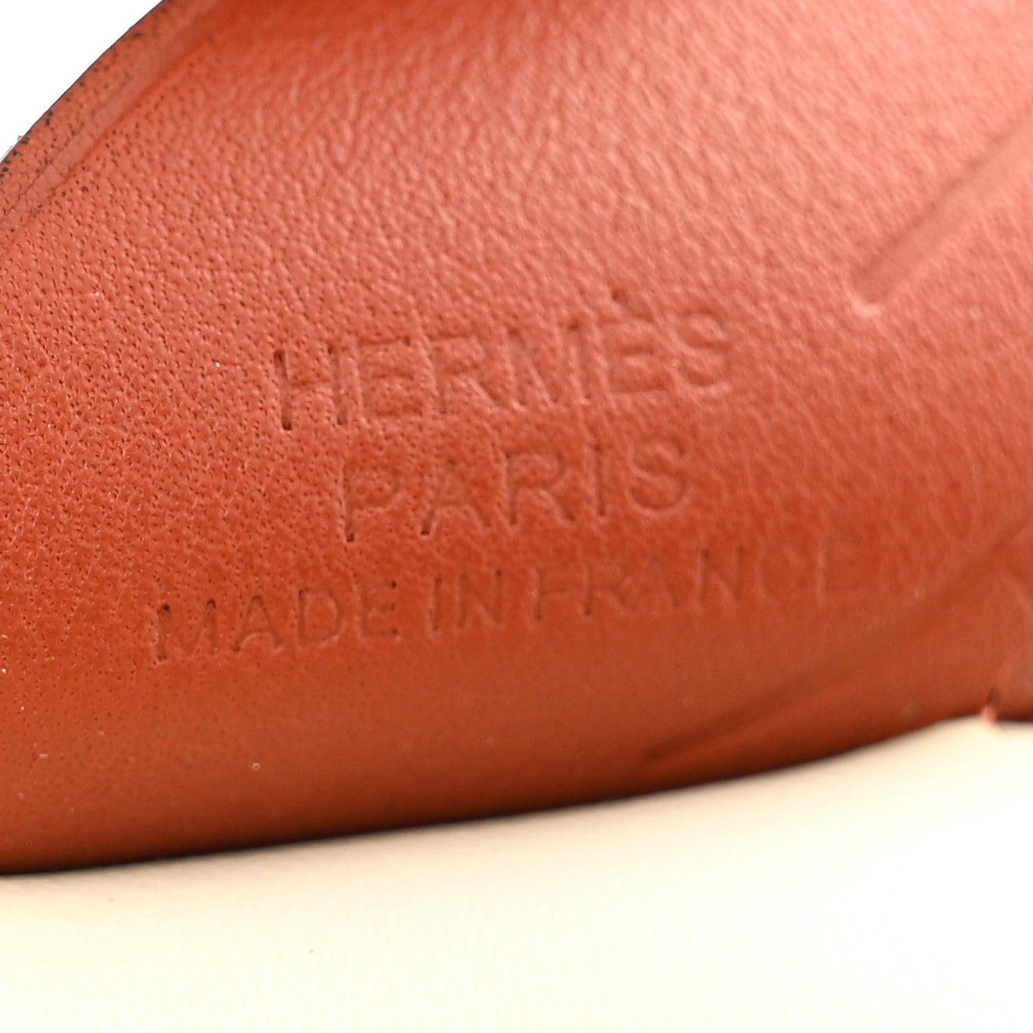 Hermes Milo Lambskin Grigri Rodeo Pegase Horse Bag Charm PM Craie Jaune de Naples Cuivre 3 of 4