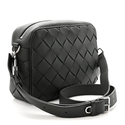 Bottega Veneta Grained Calfskin Intrecciato Medium Camera Bag Dark Green 3 of 9