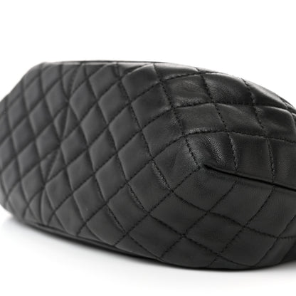 Chanel Lambskin Patent Classic Twist Crescent Flap Bag Black 10 of 11