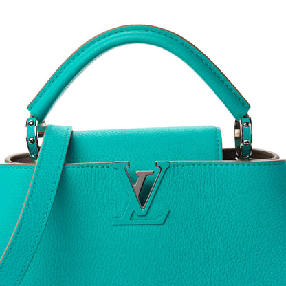 Louis Vuitton Taurillon Capucines BB Turquoise 9 of 9
