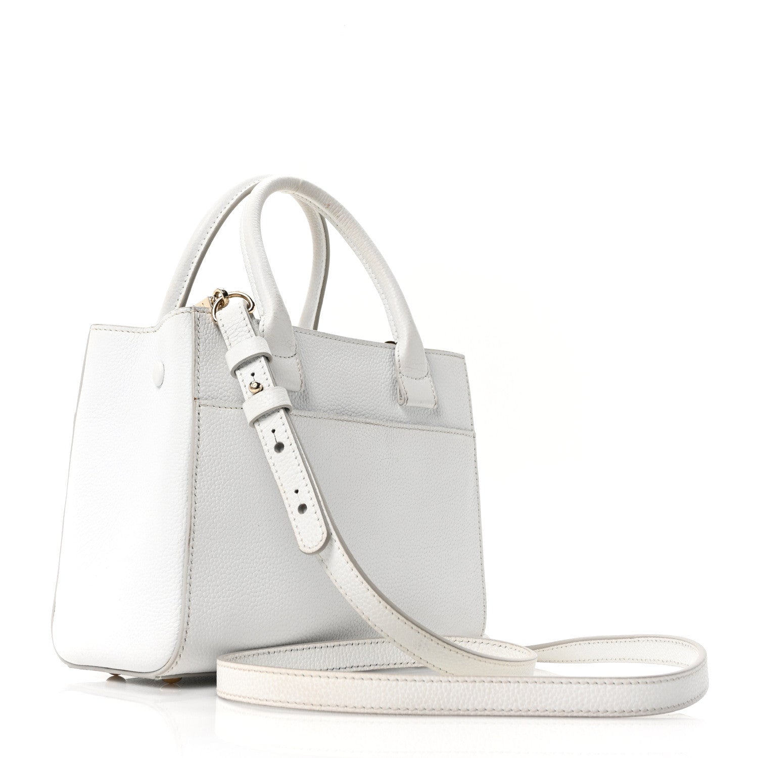Chanel Grained Calfskin Mini Neo Executive Shopper Tote White 5 of 21