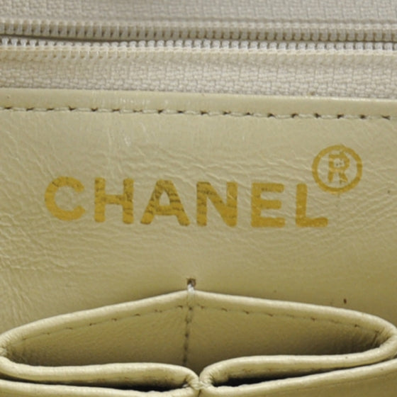 Chanel Lambskin Quilted Mini Flap Beige 9 of 13