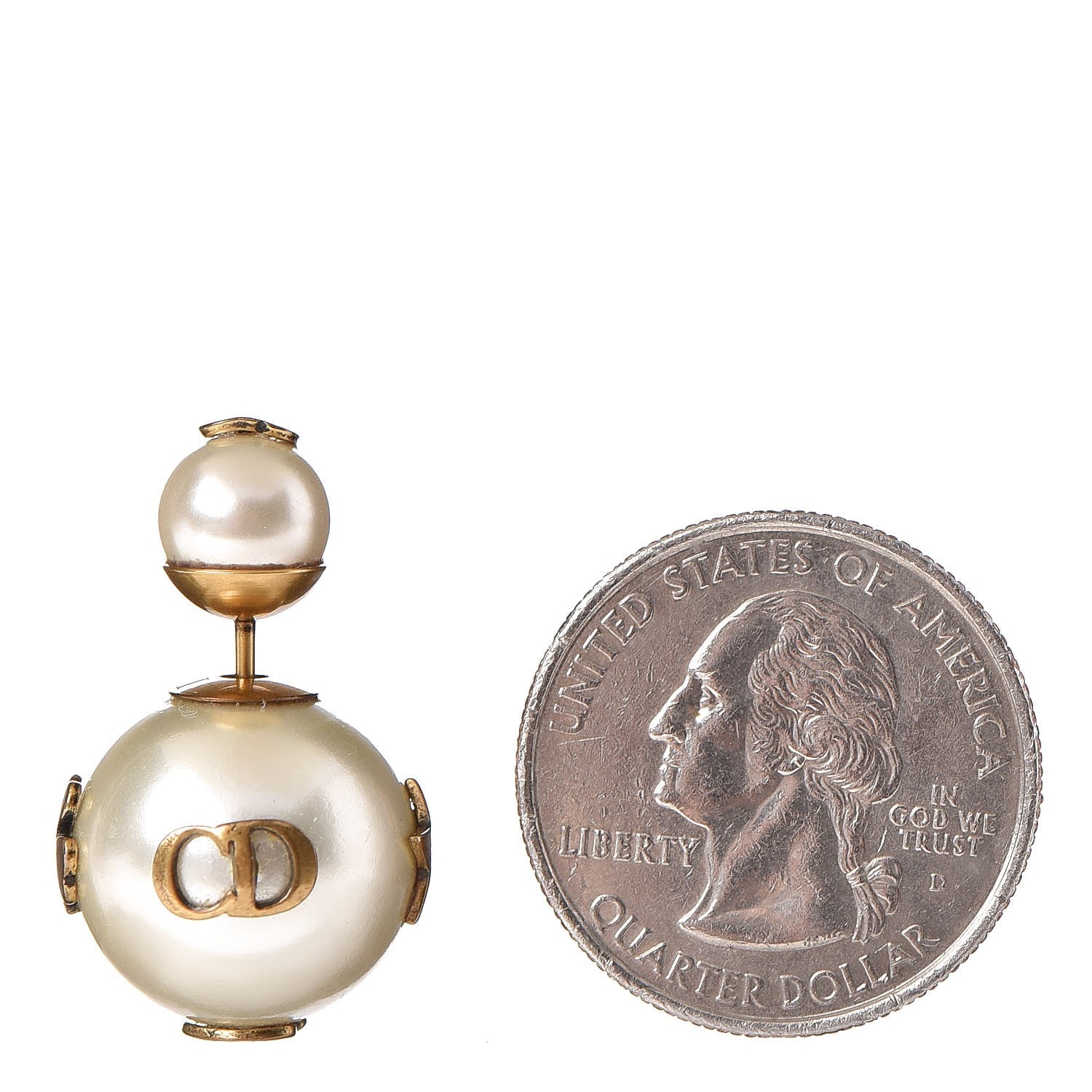 Christian Dior Mise En Dior Tribal Crystal Charm Earrings 2 of 4