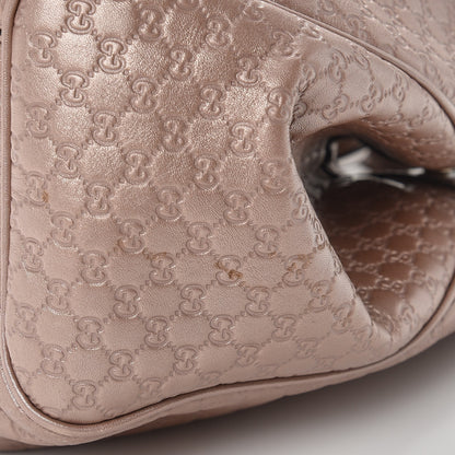 Gucci Metallic Microguccissima Medium Sukey Tote Dark Cipria 11 of 11