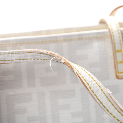 Fendi Zucca Spalmati Medium Roll Tote Bianco 12 of 16