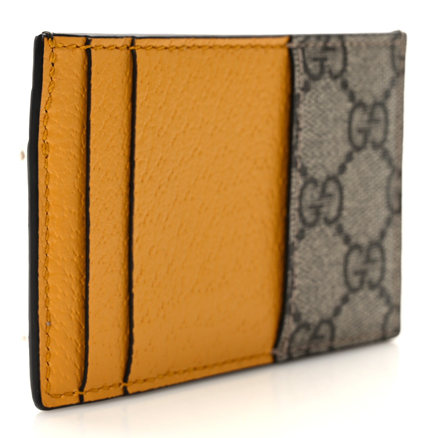 Gucci GG Supreme Monogram Neo Vintage Card Holder Beige Crop New Acero 3 of 8