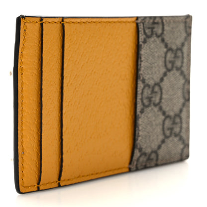 Gucci GG Supreme Monogram Neo Vintage Card Holder Beige Crop New Acero 3 of 8