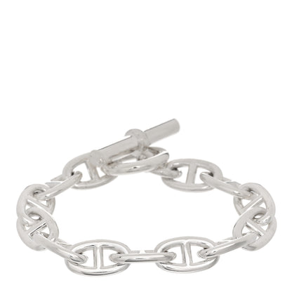 Hermes Sterling Silver TGM Chaine D'Ancre Bracelet 1 of 3