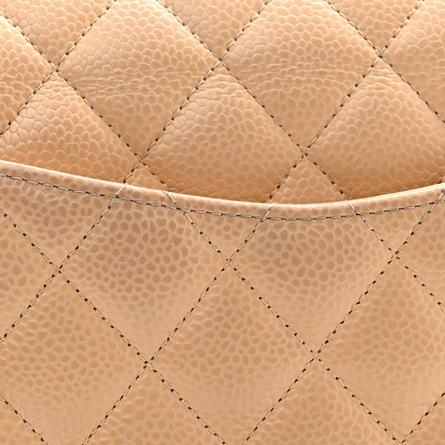 Chanel Caviar Quilted Small Double Flap Beige 11 of 11