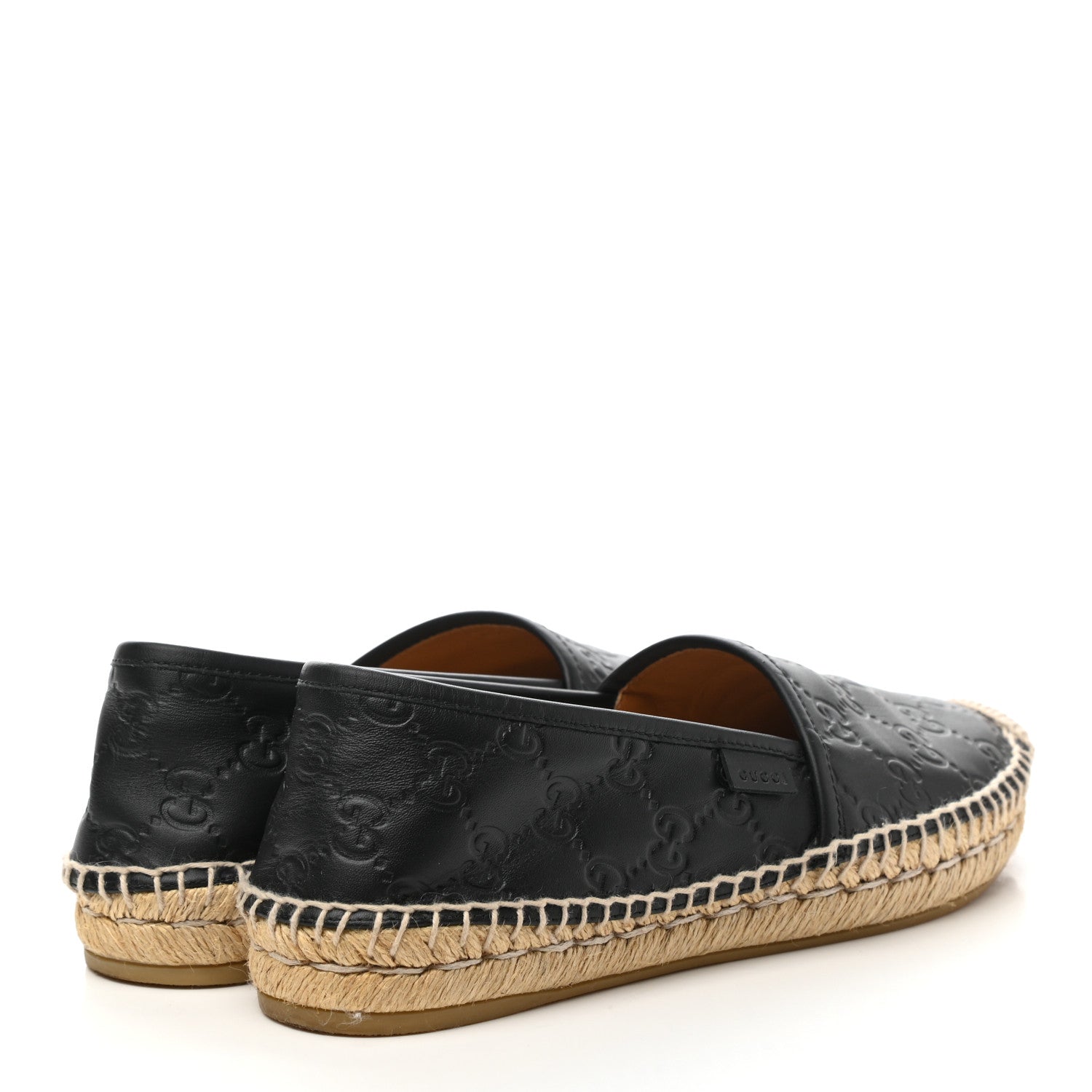 Gucci Guccissima Signature Espadrilles 37 Black 4 of 9