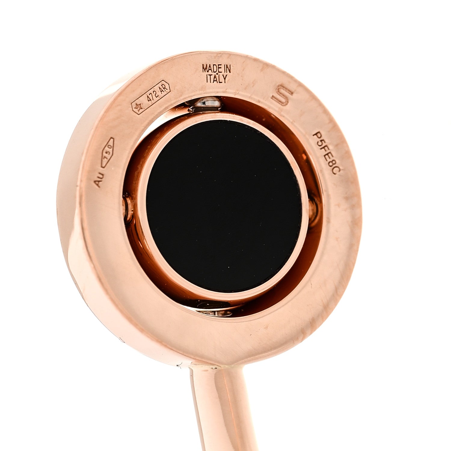 Bulgari 18K Rose Gold Mother of Pearl Malachite Black Onyx BVLGARI BVLGARI Flip Cuff Bracelet S 3 of 5