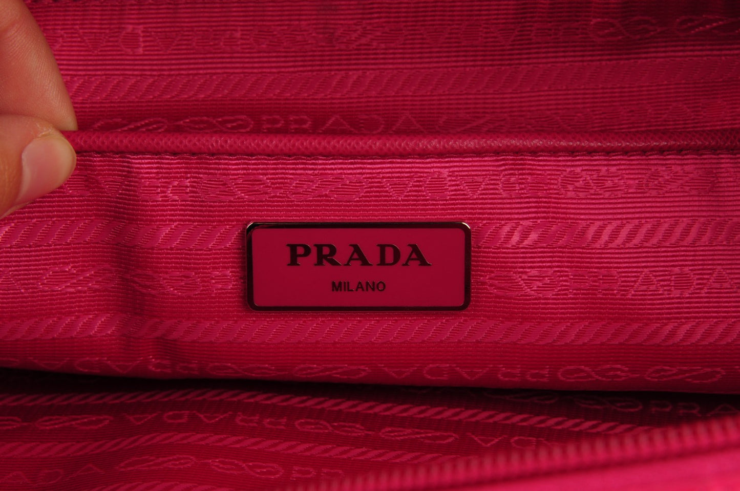 Tessuto Nylon Tote Fuxia