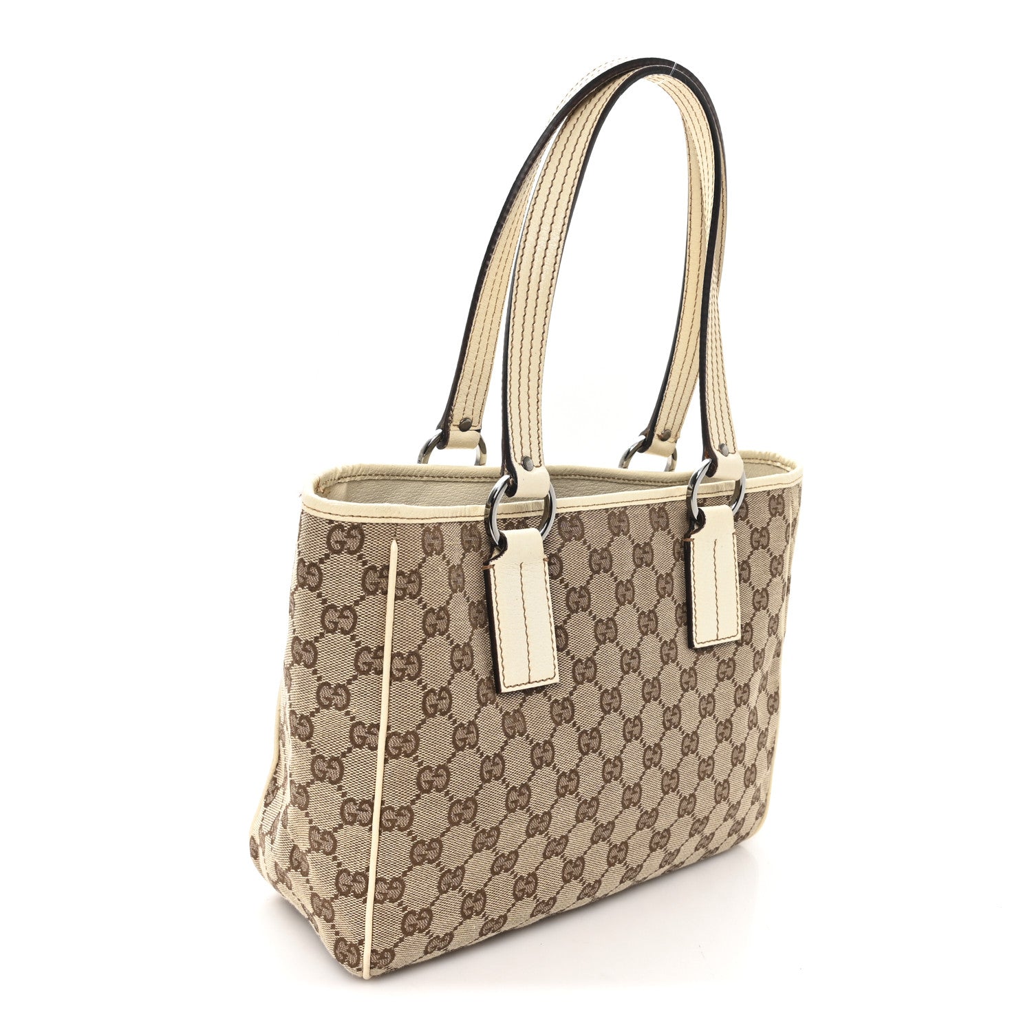 Gucci Monogram Medium Tote Off White 3 of 10