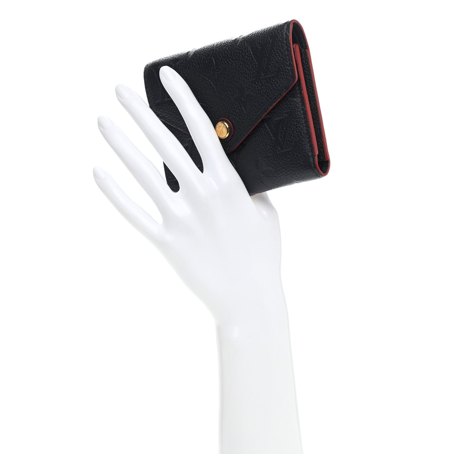 Louis Vuitton Empreinte Victorine Wallet Marine Rouge 2 of 9