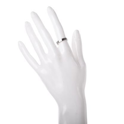 Cartier 18K White Gold 3.5mm LOVE Wedding Band Ring 51 5.75 2 of 7