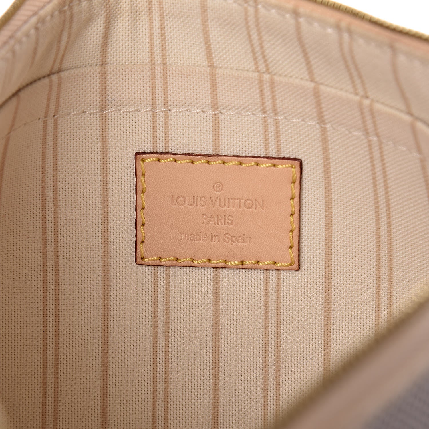 Louis Vuitton Damier Azur Neverfull MM GM Pochette 6 of 10