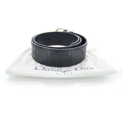 Christian Dior Cannage Belt 85 Black 3 of 5