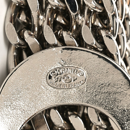 Chanel Metal Chain Link Belt Silver 3 of 3