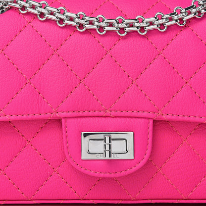 Chanel Goatskin Quilted 2.55 Reissue Mini Flap Fluorescent Pink 8 of 10