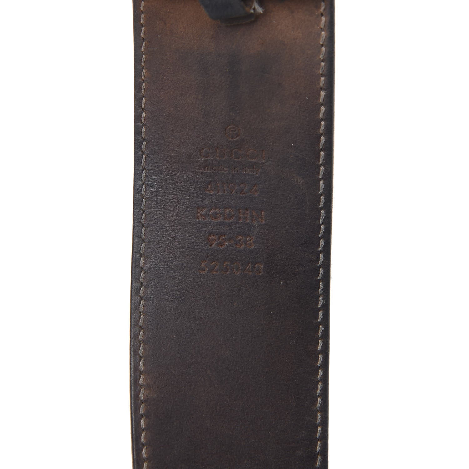 Gucci GG Supreme Monogram Selleria Calfskin Interlocking G 40mm Belt Beige Ebony Cocoa 3 of 10