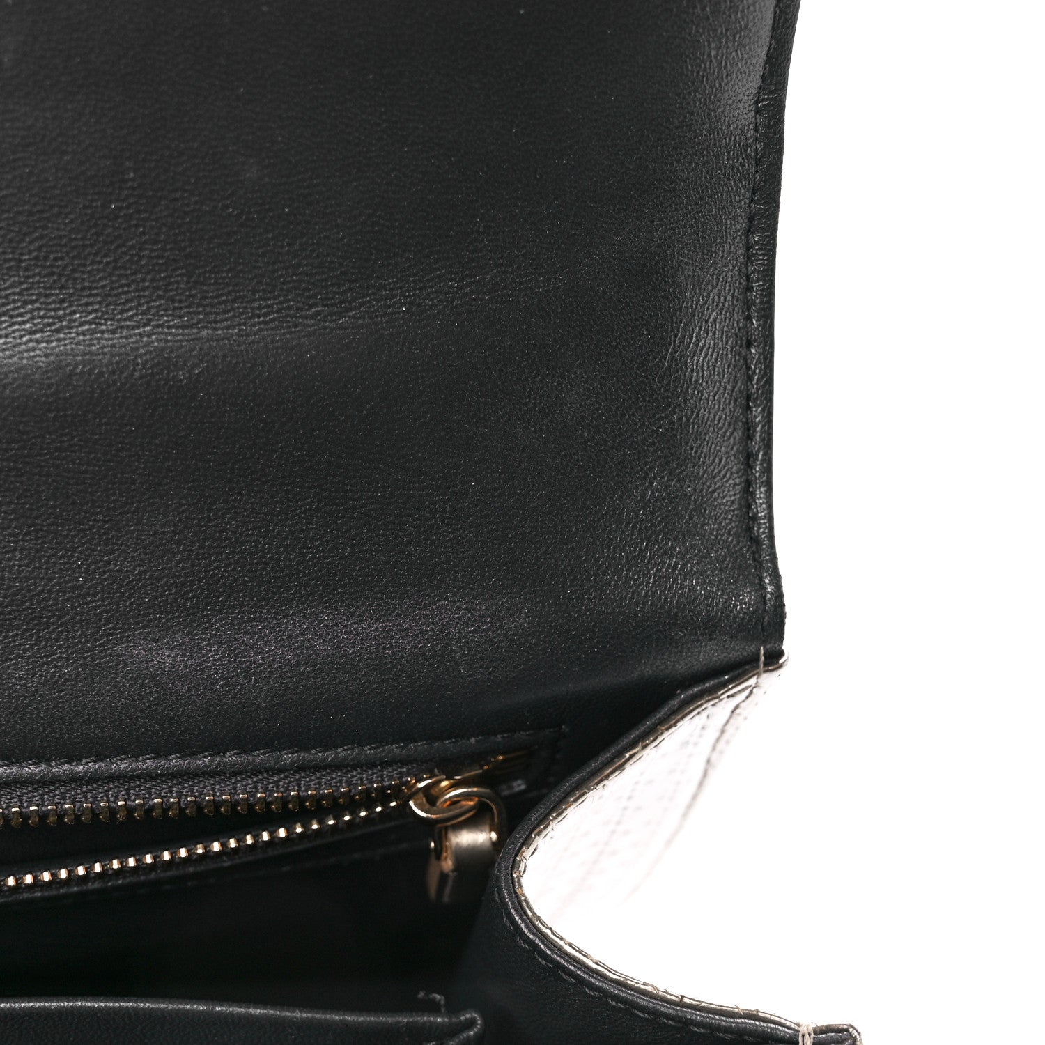 Christian Dior Metallic Patent Micro-Cannage Medium Diorama Flap Bag Silver 12 of 14