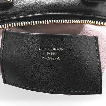 Louis Vuitton Lambskin Embossed Monogram Speedy 22 Bandouliere Black 6 of 10