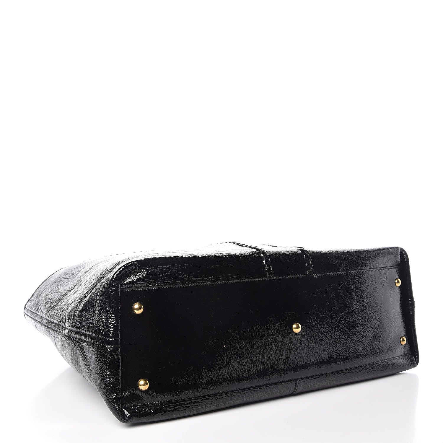 Saint Laurent Patent Large Neo Double Reversible Tote Black 5 of 10