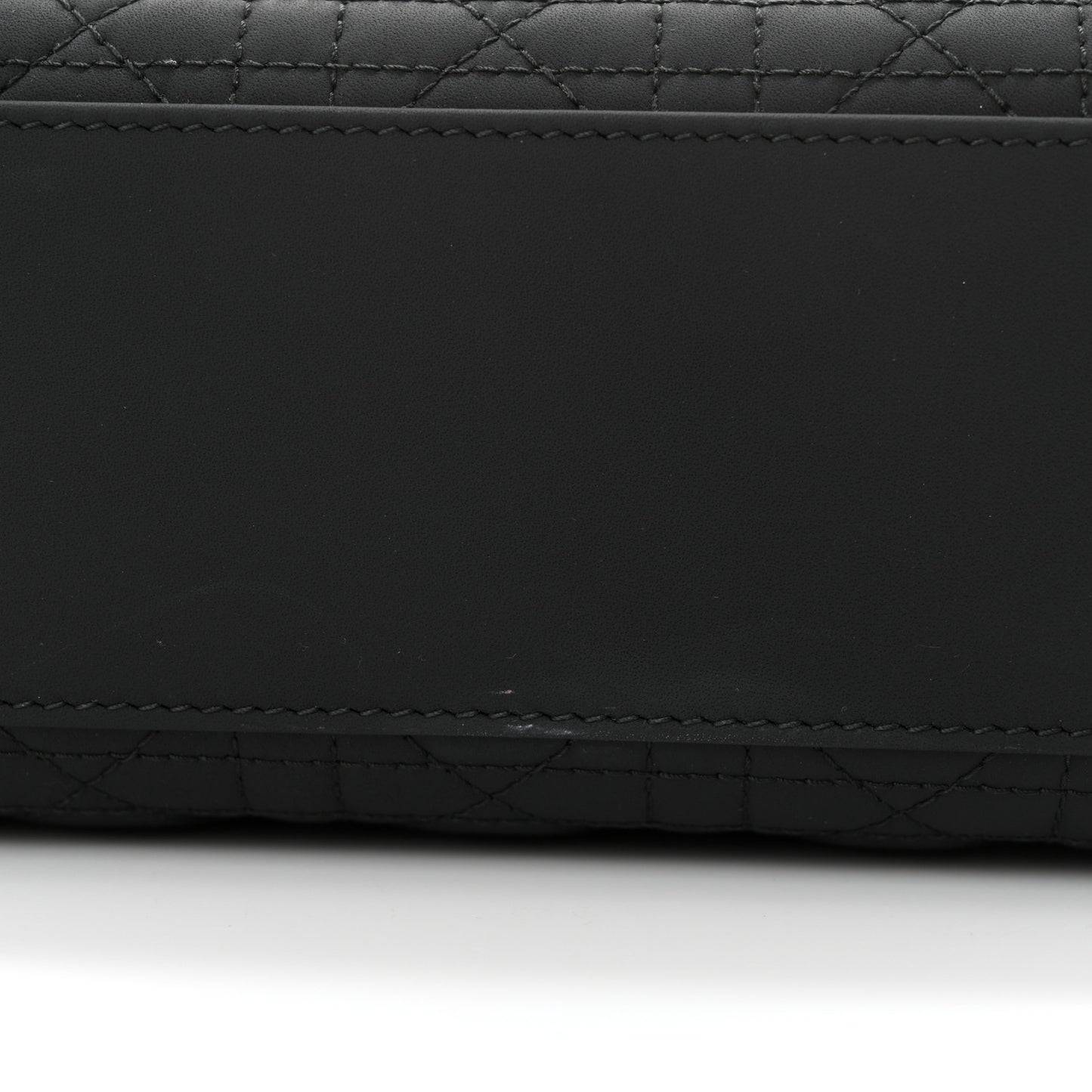 Ultra Matte Calfskin Cannage Small My ABCDior Lady Dior Black