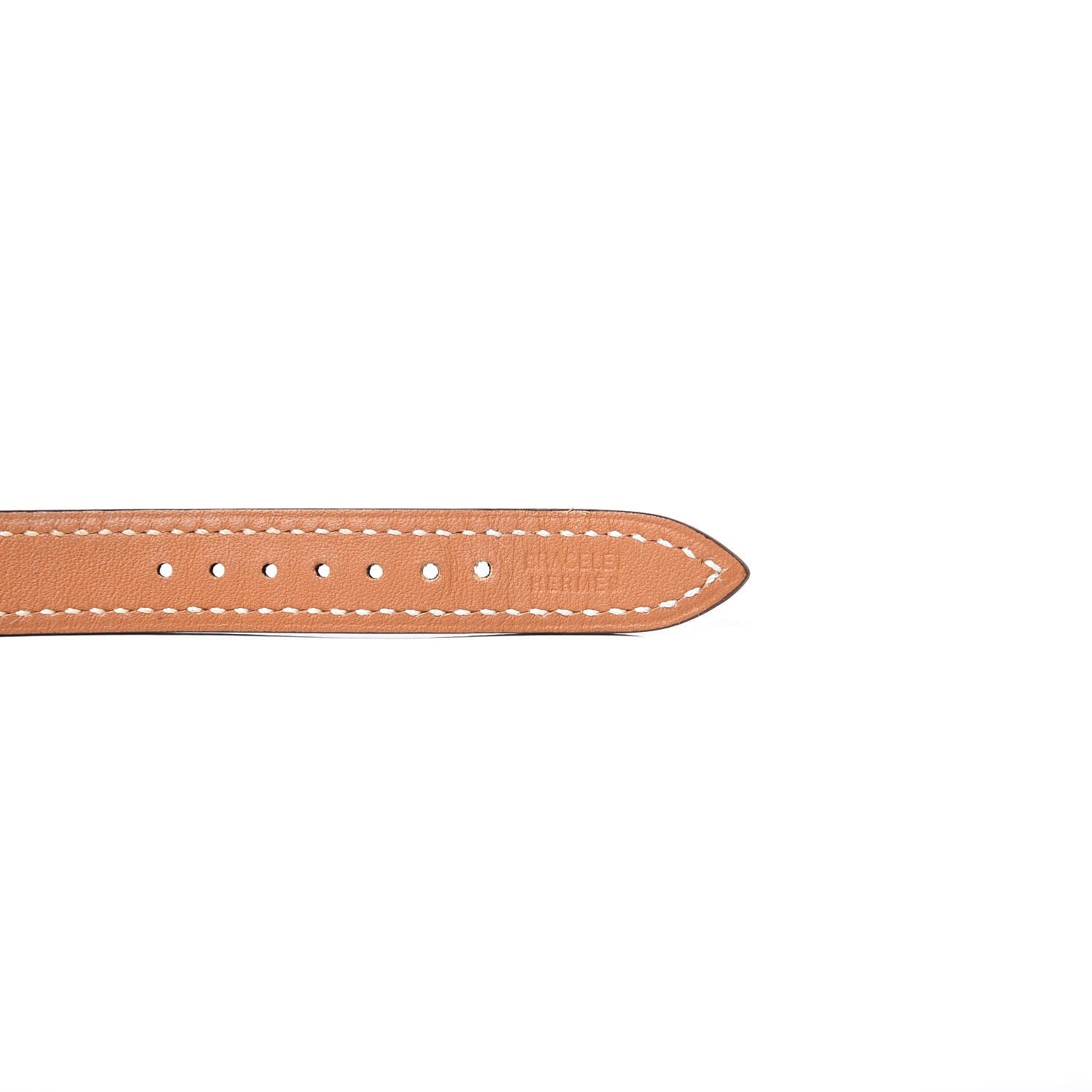 Hermes Swift Heure H Hour Watch PM Double Tour Strap Etoupe 3 of 5