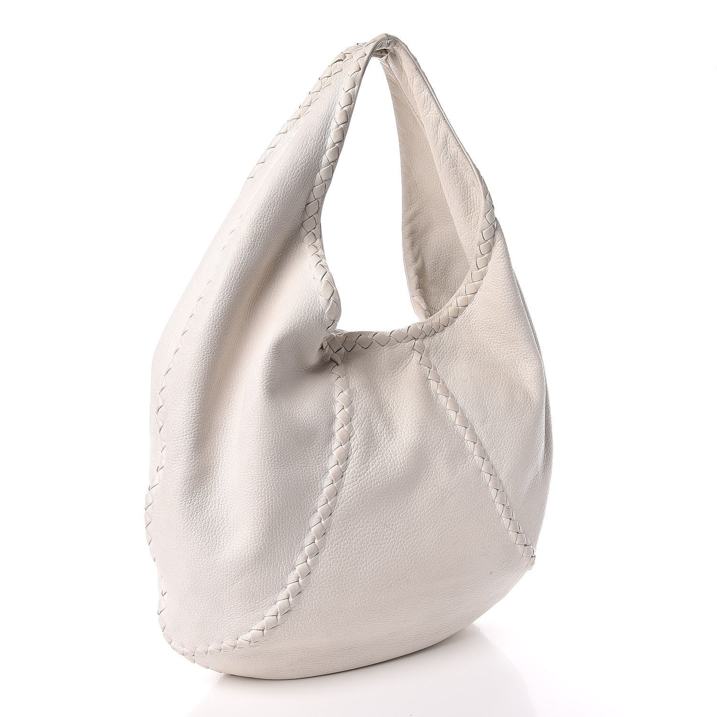 Cervo Deerskin Large Hobo White