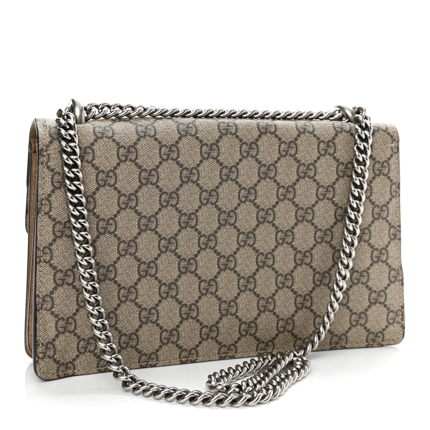 GG Supreme Monogram Small Dionysus Shoulder Bag Taupe