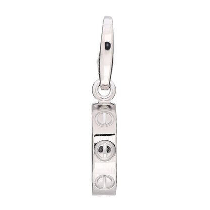 Cartier 18K White Gold LOVE Ring Charm 1 of 3