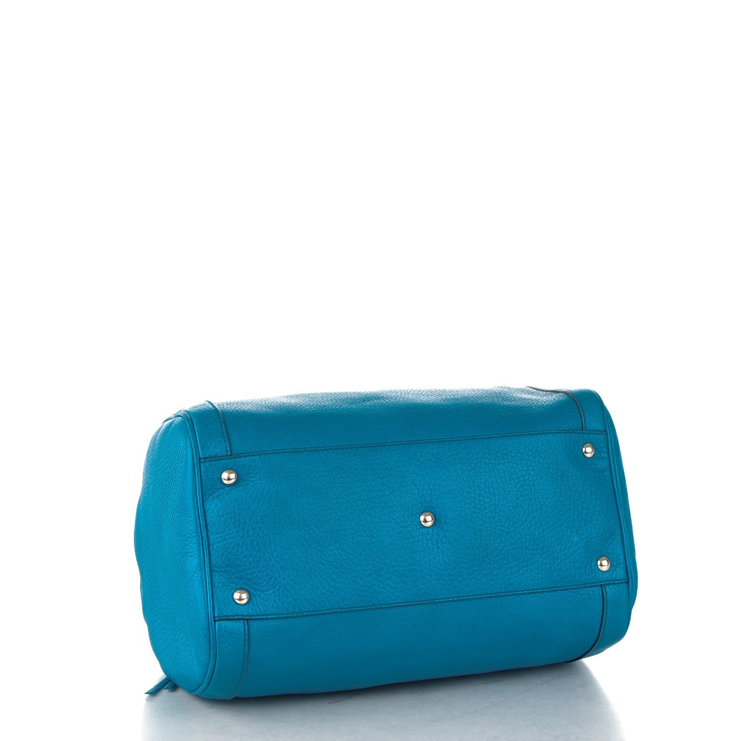 Gucci Calfskin Medium Soho Boston Riviera Blue 4 of 7