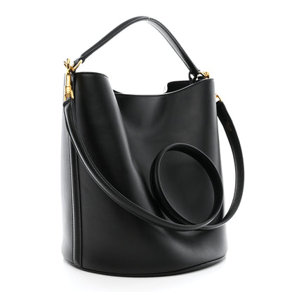 Celine Smooth Calfskin Bucket 16 Bag Black 4 of 11