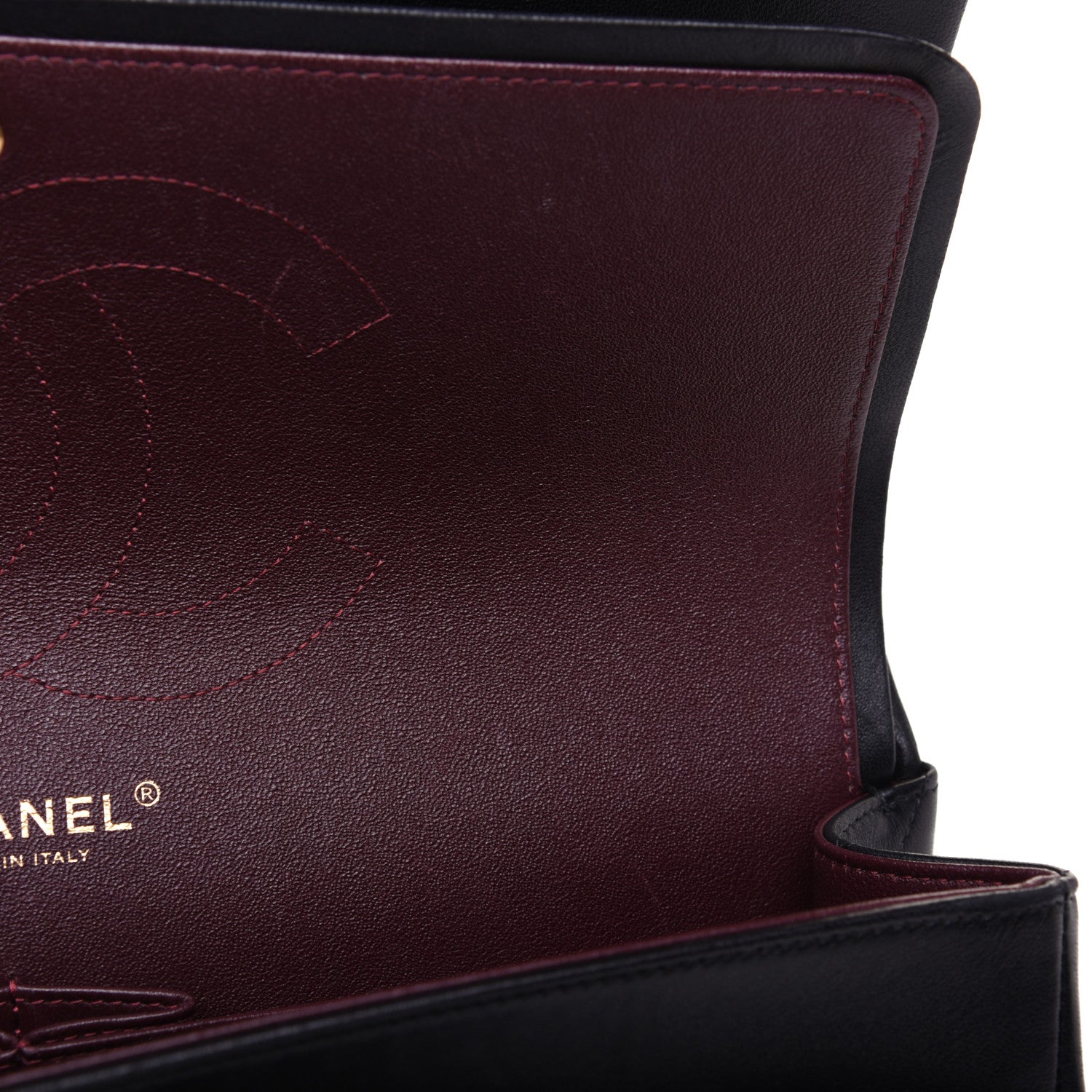 Chanel Lambskin Quilted Jumbo Double Flap Black 10 of 17