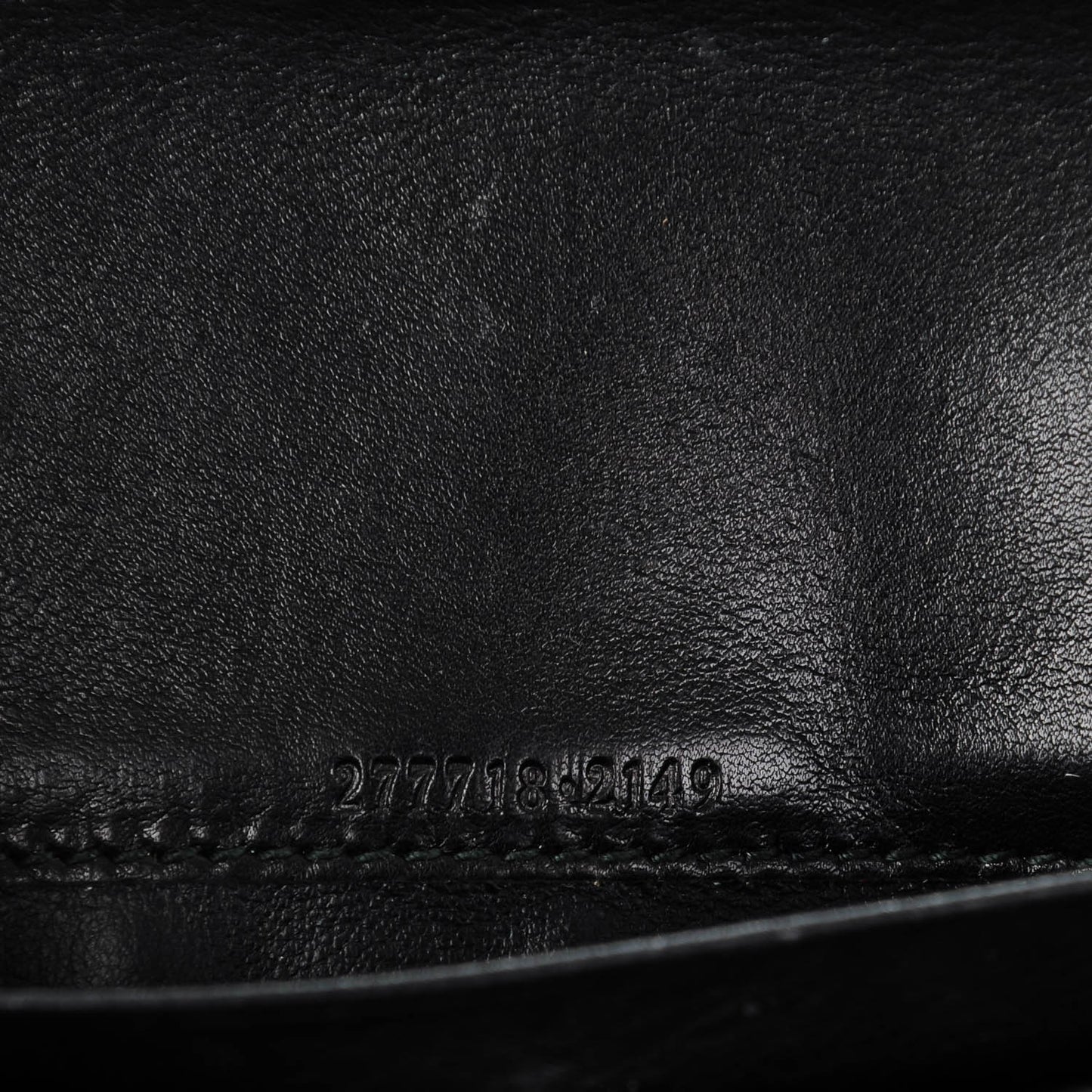 Calfskin Stirrup Continental Wallet Black