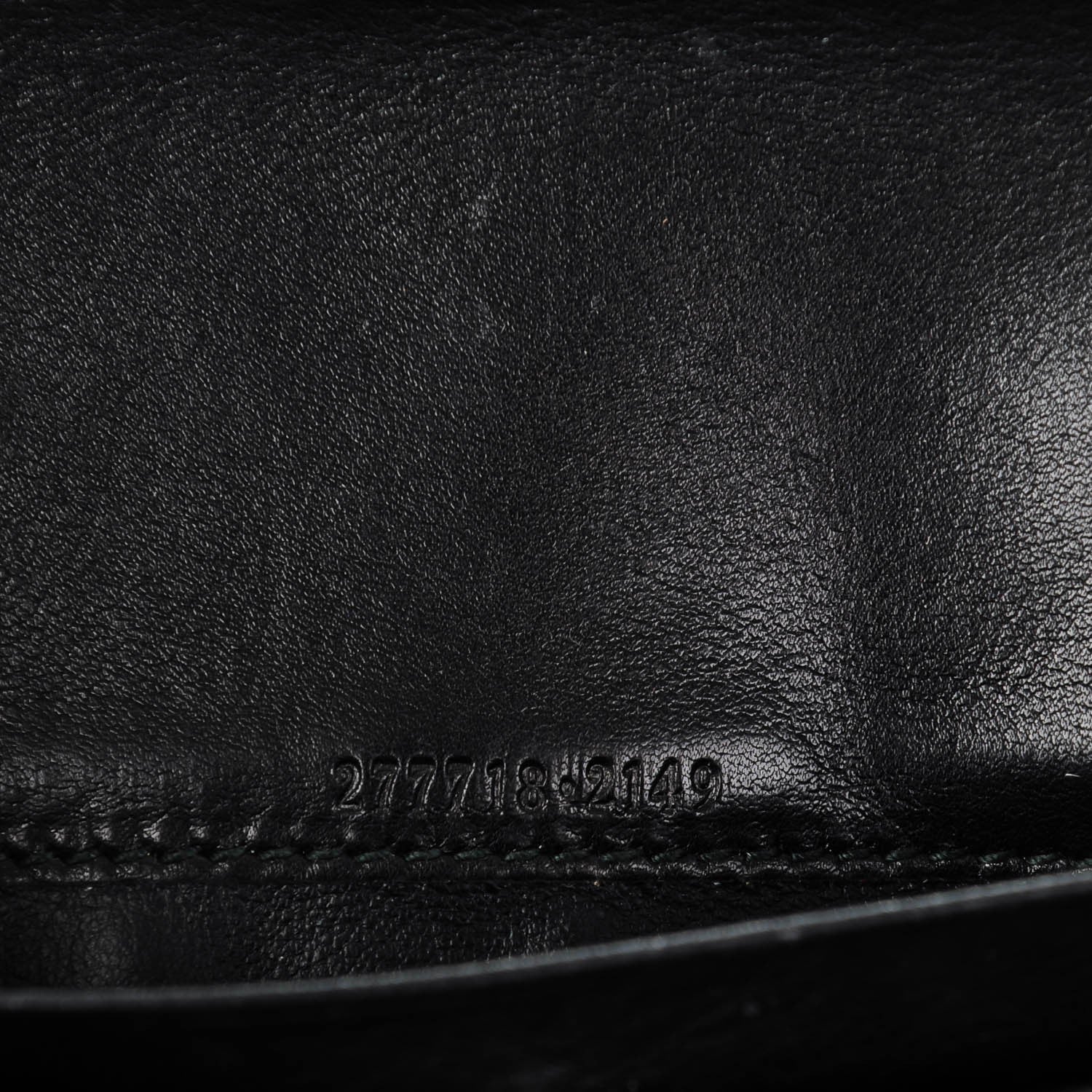 Gucci Calfskin Stirrup Continental Wallet Black 6 of 7