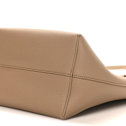 The Row Matte Grained Calfskin Small Park Tote Taupe 9 of 9