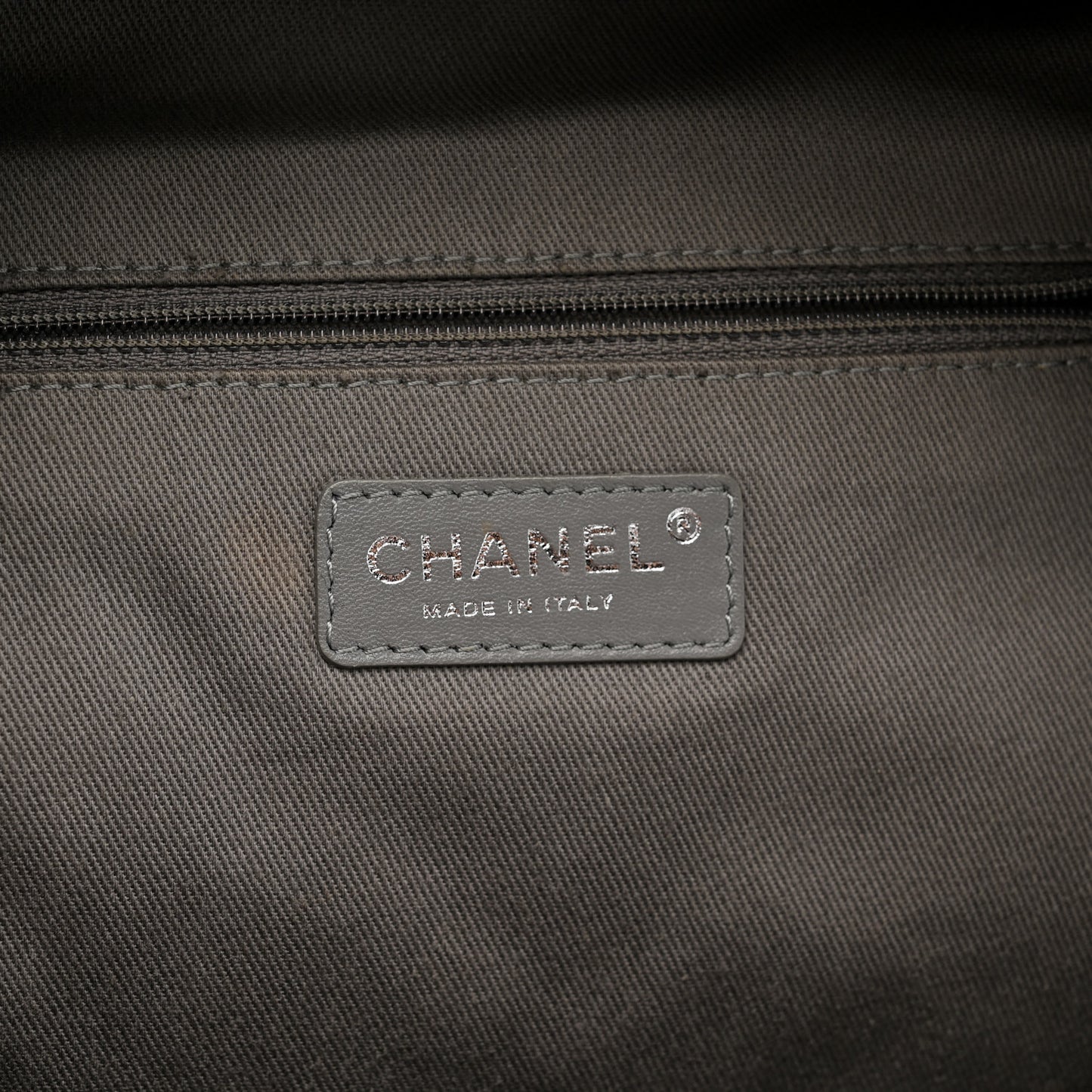 Graffiti Printed Canvas Medium Backpack Grey