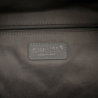 Chanel Graffiti Printed Canvas Medium Backpack Grey 5 of 11