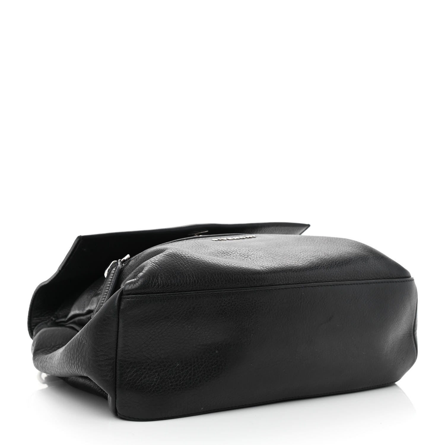 Givenchy Pebbled Calfskin Small Pandora Pure Flap Bag Black 4 of 12