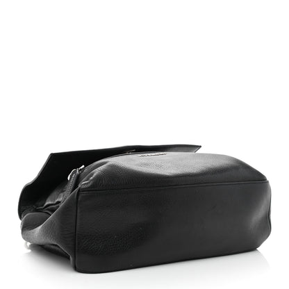 Givenchy Pebbled Calfskin Small Pandora Pure Flap Bag Black 4 of 12