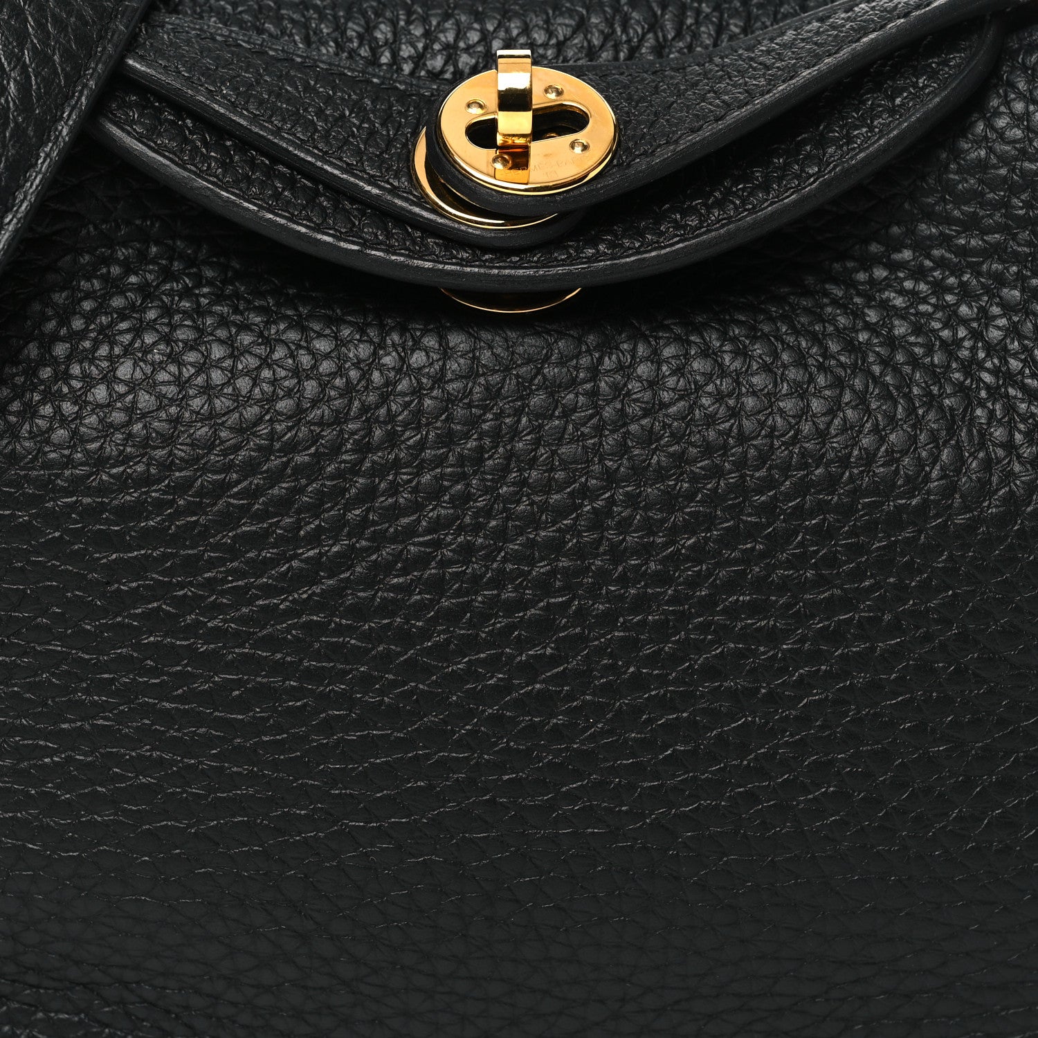 Hermes Taurillon Clemence Mini Lindy 20 Black 8 of 11