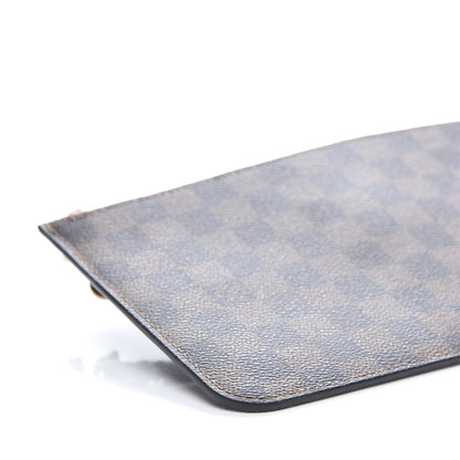 Louis Vuitton Damier Ebene Neverfull MM GM Pochette Rose Ballerine 9 of 10