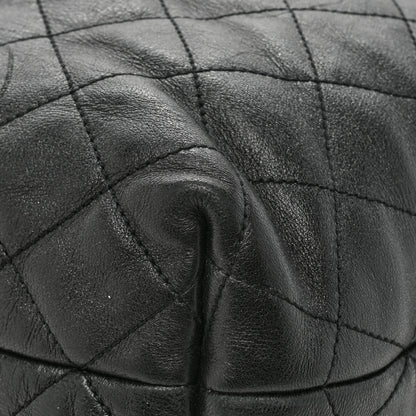 Saint Laurent Lambskin Quilted Maxi Icare Shopping Tote Black 18 of 18