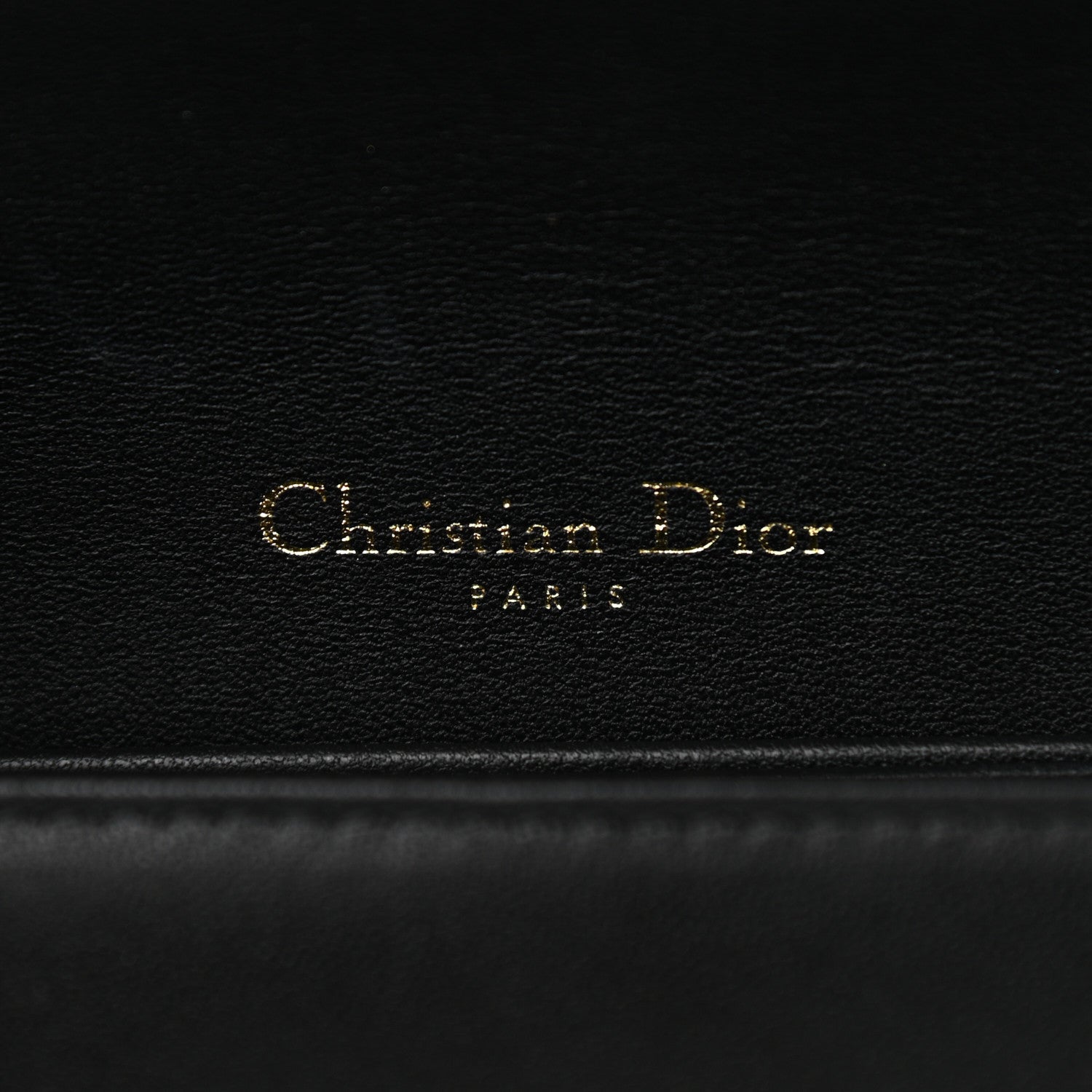 Christian Dior Lambskin Cannage Lady Dior Pouch Black 7 of 11
