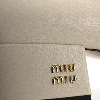 Miu Miu Nappa Mary Jane 40mm Pumps 37 Avorio Black 12 of 14