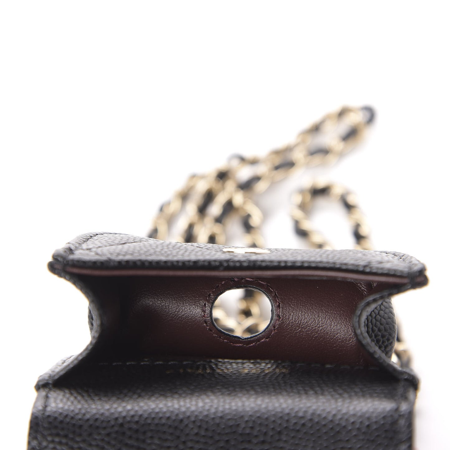 Caviar Quilted Airpods Pro Case Black