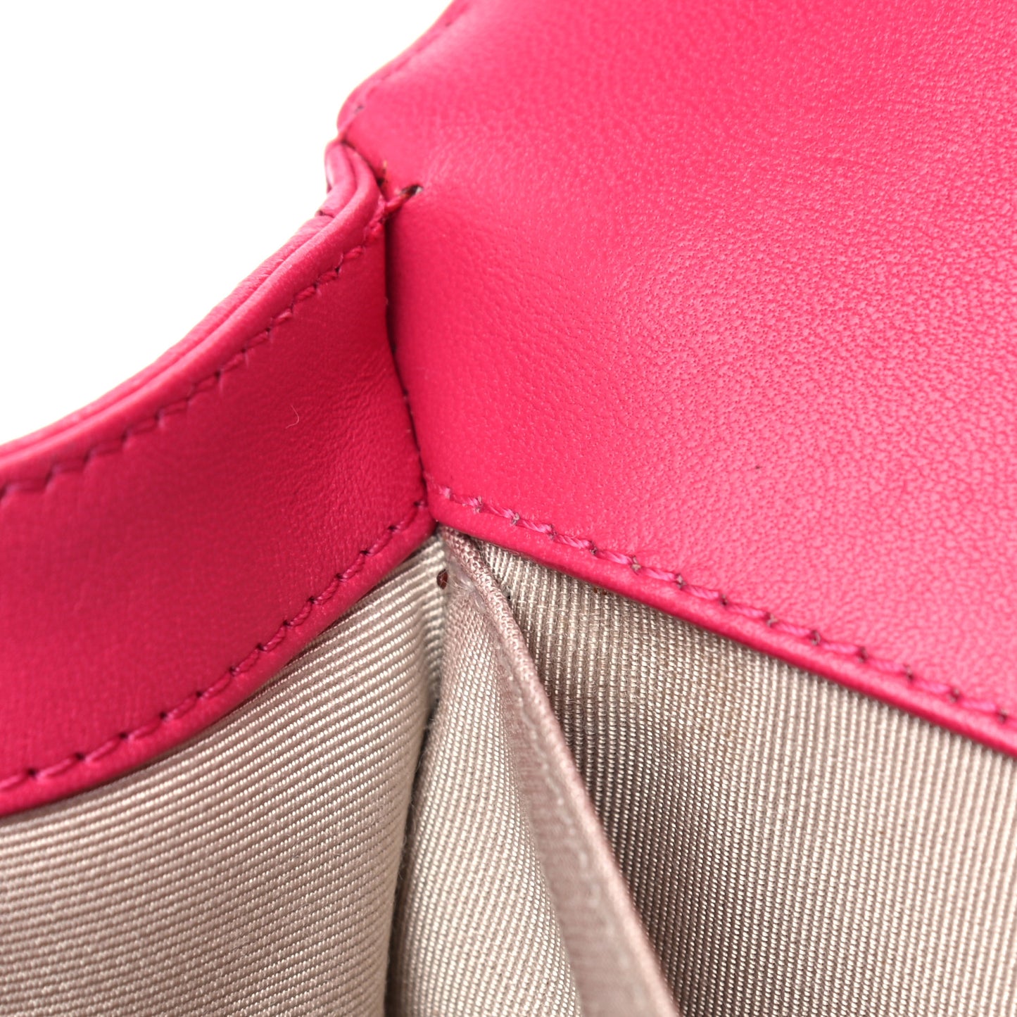 Lambskin Quilted Medium Boy Flap Pink