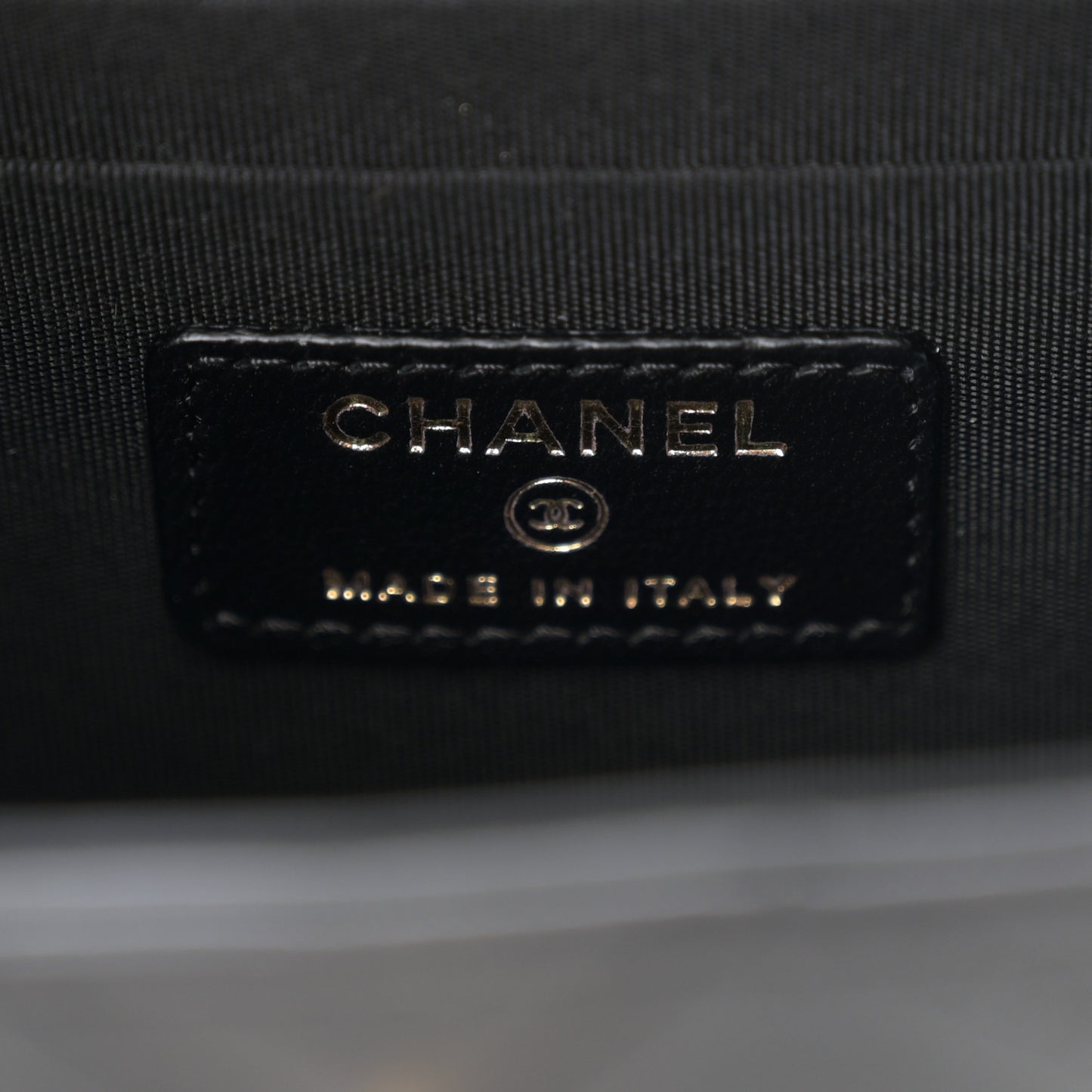 Lambskin Quilted Mini Trendy CC Chain Wallet Black